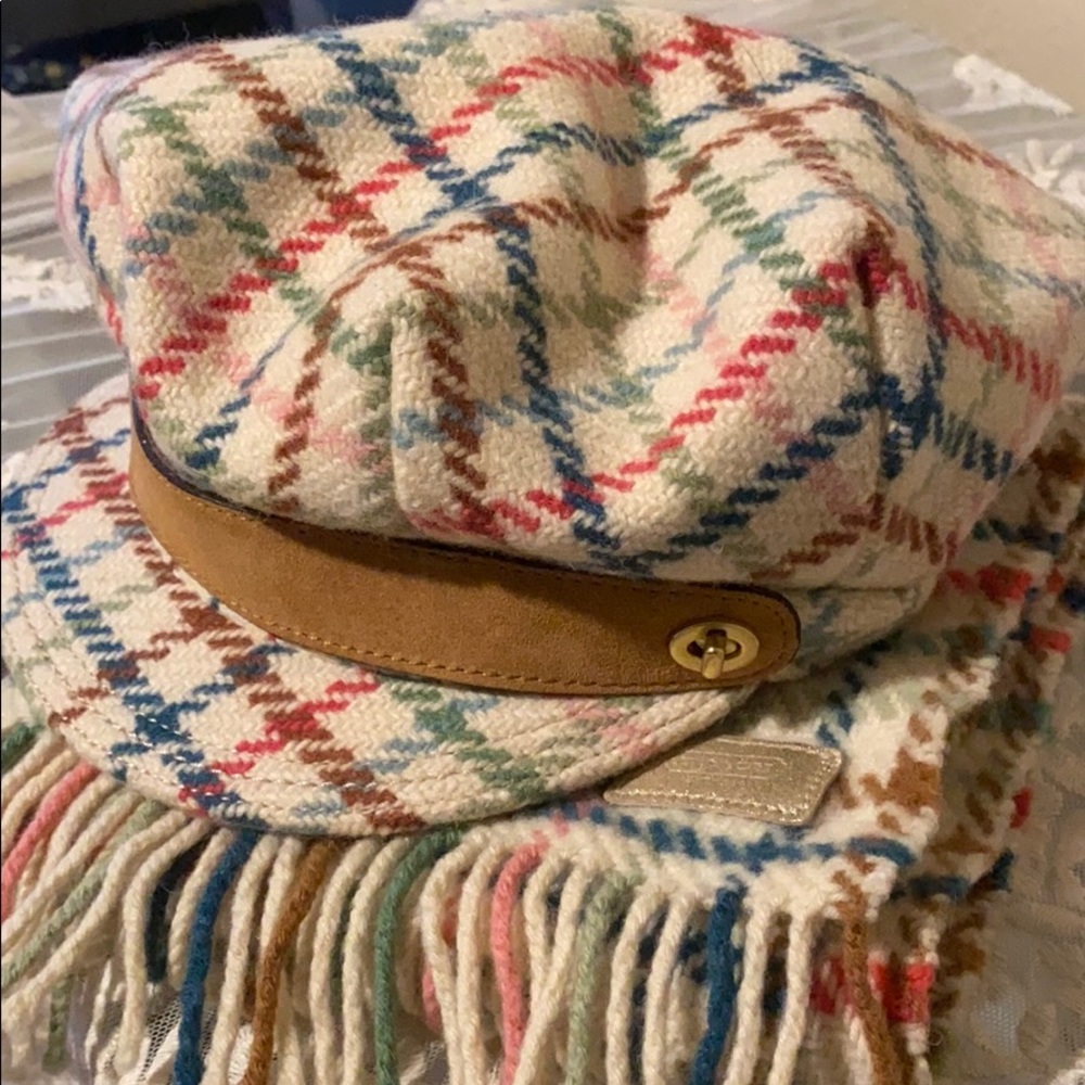Coach Hat with Matching Scarf